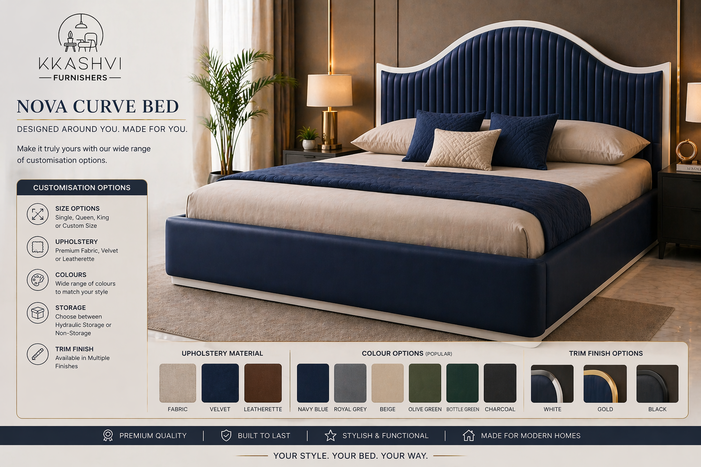 NOVA CURVE BED