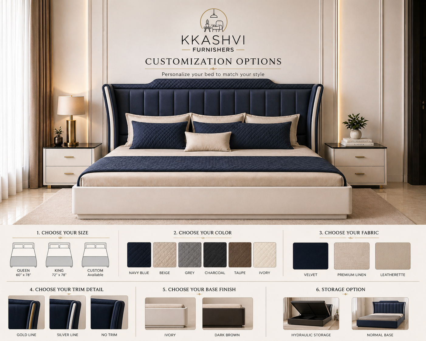 ORVIAN CREST BED