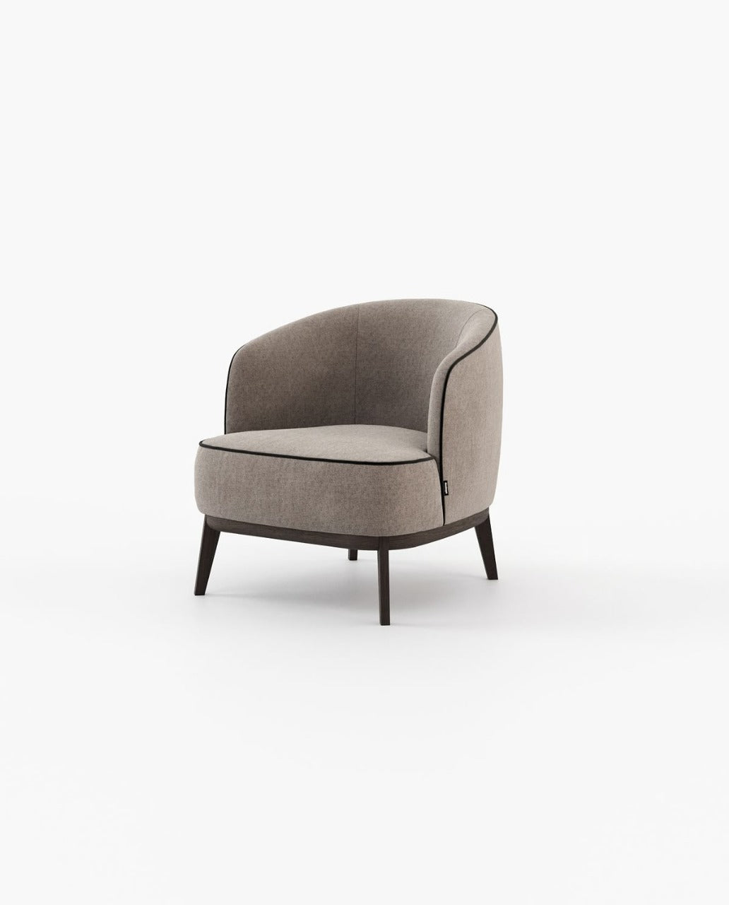 Modern Curved Lounge Chair